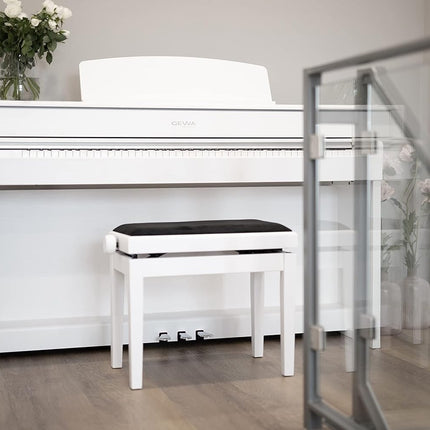 Piano Bench Deluxe | White