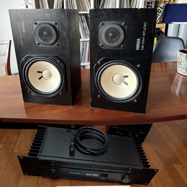 1980s NS-10M + Amp